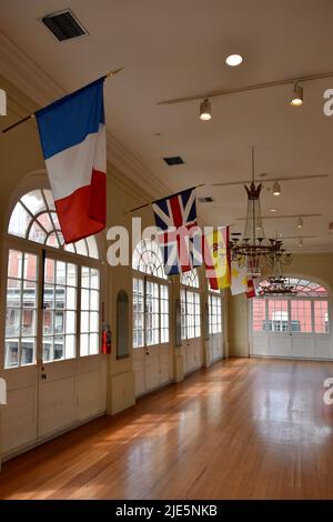 Il Cabildo, il Louisiana State Museum dell'ex capitale delle colonie della Louisiana della nuova Spagna e della nuova Francia Foto Stock