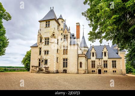Château de Candé, Monts, Indre-et-Loire, Francia. Foto Stock