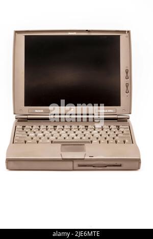 apple mac macintosh PowerBook 1400 1996 vintage Foto Stock