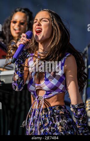 Pilton, Regno Unito. 25th giugno 2022. Il Glastonbury Festival 50th 2022, Worthy Farm. Glastonbury, Credit: Guy Bell/Alamy Live News Foto Stock