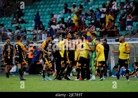 Salvador, Brasile. 25th giugno 2022. BA - Salvador - 06/25/2022 - BRASILIANO B 2022, BAHIA X NOVORIZONTINO Photo: Jhony Pinho/AGIF/Sipa USA Credit: Sipa USA/Alamy Live News Foto Stock