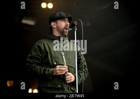 I Rumjacks suonano dal vivo durante il giorno 6 dell'Hellfest Open Air Festival, a Clisson, Francia, il 25 giugno 2022. Foto di Julien Reynaud/APS-Medias/ABACAPRESS.COM Foto Stock