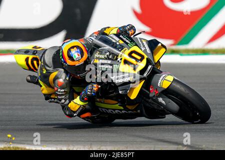 ASSEN, OLANDA - 26 GIUGNO: Luca Marini del Mooney VR46 Racing Team e dell'Italia durante la MotoGP dei Paesi Bassi al TT Assen il 26 giugno 2022 ad Assen, Olanda. (Foto di Andre Weening/Orange Pictures) Foto Stock