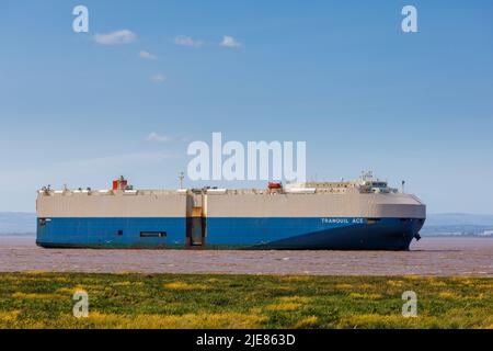 RoRo in una giornata limpida e soleggiata Foto Stock