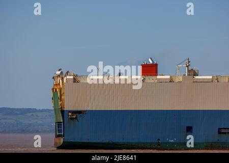 RoRo in una giornata limpida e soleggiata Foto Stock