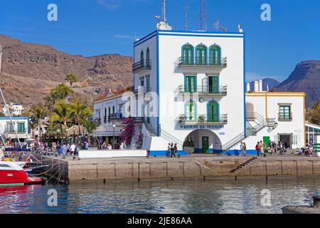 Porto di Puerto de Mogan, Grand Canary, Isole Canarie, Spagna, Europa Foto Stock