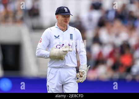 Londra, Regno Unito. 26th giugno 2022. Sam Billings of England che sostituisce ben Foakes of England a Londra, Regno Unito il 6/26/2022. (Foto di Mark Cosgrove/News Images/Sipa USA) Credit: Sipa USA/Alamy Live News Foto Stock