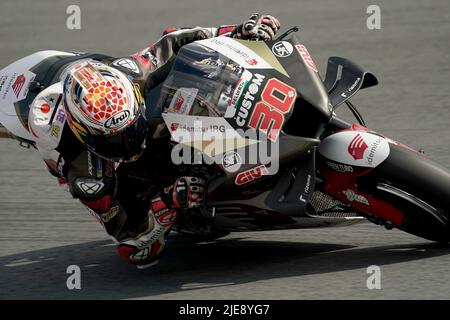 06/26/2022, TT Circuit Assen, Assen, Gran Premio dei Paesi Bassi 2022, nella foto Takaaki Nakagami dal Giappone, LCR Honda Foto Stock