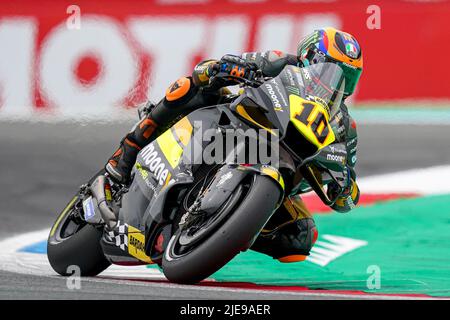 ASSEN, OLANDA - 26 GIUGNO: Luca Marini del Mooney VR46 Racing Team e dell'Italia durante la MotoGP dei Paesi Bassi al TT Assen il 26 giugno 2022 ad Assen, Olanda. (Foto di Andre Weening/Orange Pictures) Foto Stock