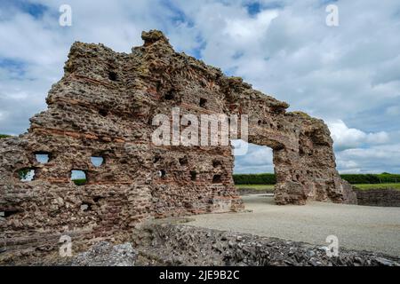 The 'Old Work', città romana di Wroxeter, Shropshire Foto Stock