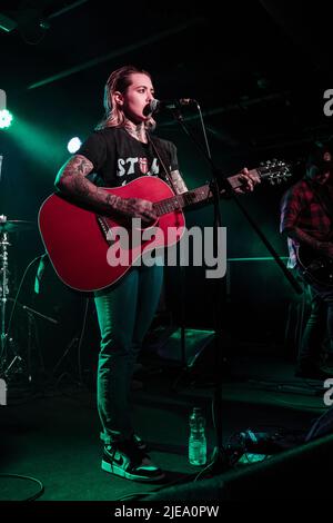 Morgan Wade, Live at Manchester Academy UK 24th giugno 2022 Foto Stock