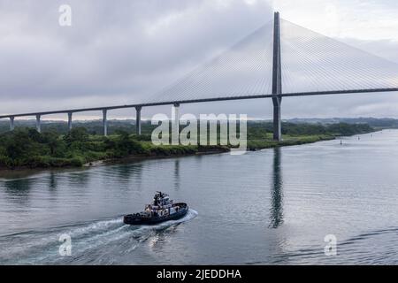 Ponte Puente Atlántico a Panama. Foto Stock