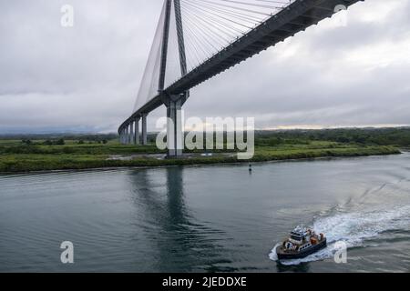 Ponte Puente Atlántico a Panama. Foto Stock