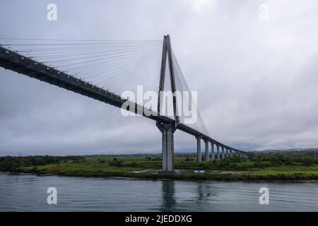 Ponte Puente Atlántico a Panama. Foto Stock