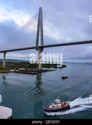 Ponte Puente Atlántico a Panama. Foto Stock