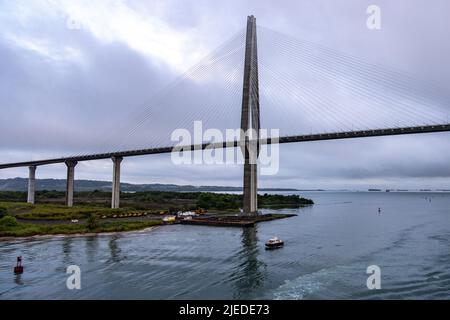 Ponte Puente Atlántico a Panama. Foto Stock