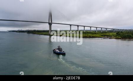 Ponte Puente Atlántico a Panama. Foto Stock