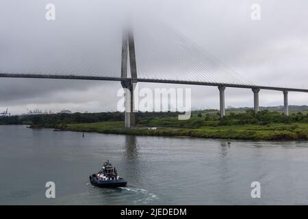 Ponte Puente Atlántico a Panama. Foto Stock