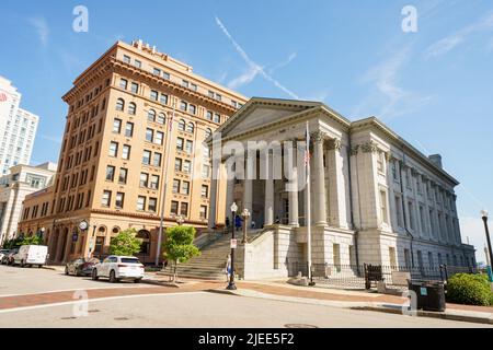 Foto dell'edificio del porto di entrata di Norfolk Newport News Foto Stock