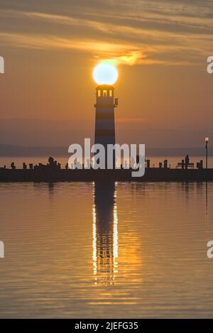 Leuchtturm Podersdorf 5 Foto Stock