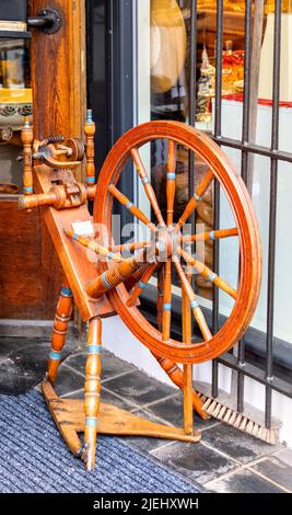 Vecchia ruota rotante, Haugesund Norvegia Foto Stock