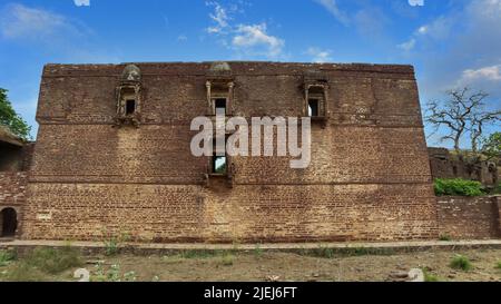 Fortezza rovina di Narwar Fort, Shivpuri, Madhya Pradesh, India. Foto Stock