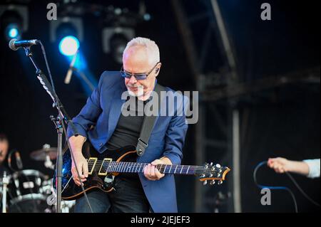 Leeds, Regno Unito. 25th giugno 2022. Nik Kershaw visto esibirsi al Lets Rock Leeds 80s Festival a Temple Newsom, Regno Unito. Credit: SOPA Images Limited/Alamy Live News Foto Stock