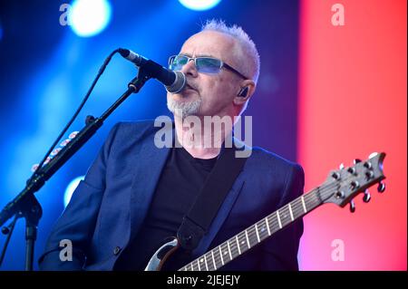 Leeds, Regno Unito. 25th giugno 2022. Nik Kershaw visto esibirsi al Lets Rock Leeds 80s Festival a Temple Newsom, Regno Unito. Credit: SOPA Images Limited/Alamy Live News Foto Stock