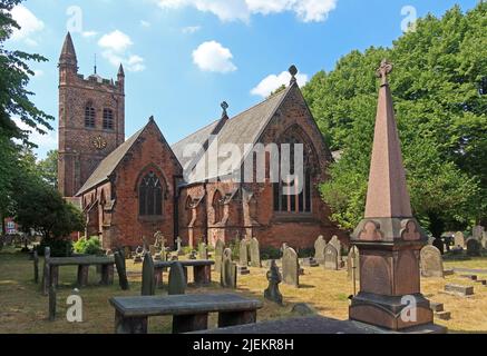 St Thomas Anglican Church, Stockton Heath, Warrington, Cheshire, Inghilterra, REGNO UNITO, Foto Stock