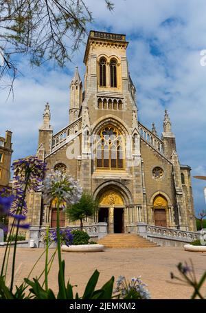 Eglise Sainte-Eugenie, Biarritz Foto Stock