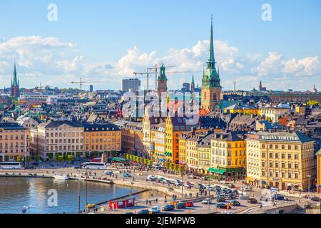 Stoccolma, Svezia - 21 maggio 2015: Gamla Stan - la città vecchia di Stoccolma Foto Stock