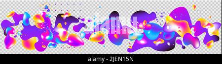 Viola, giallo, rosa e blu Illustrazione Vettoriale