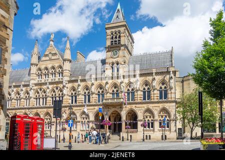 Northampton Guildhall, St Giles' Square, Northampton, Northamptonshire, England, Regno Unito Foto Stock