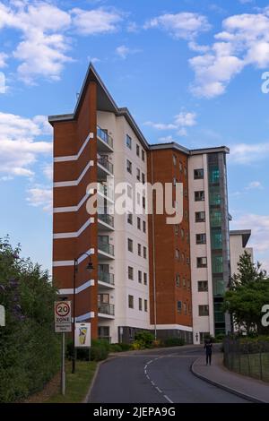 Wolverton Park a Milton Keynes, Buckinghamshire, Regno Unito nel mese di giugno Foto Stock