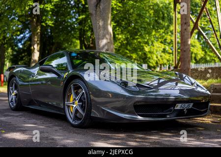 Ferrari 458 Italia ‘50 JS’ in mostra al Bicester Scramble il 19th giugno 2022 Foto Stock