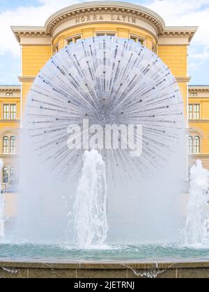 Fontana del dente di leone a Norra Latin a Stoccolma Foto Stock