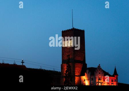 Magic Bikes Rudesheim, uno dei più grandi eventi Harley Davidson d'Europa nella regione patrimonio mondiale della Valle del Reno. Harley & vintage bike rally, Germania Foto Stock