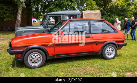 1982 Ford Fiesta XR2 ‘GIB 1597’ in mostra allo Scramble del Bicester il 19th giugno 2022 Foto Stock