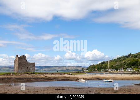 Lochranza castello sull'isola di Arran, Scozia