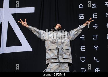 Kasabian Hampden Park Glasgow 26th giugno 2022 Foto Stock