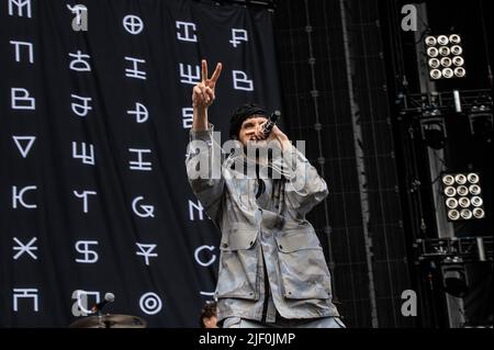 Kasabian Hampden Park Glasgow 26th giugno 2022 Foto Stock