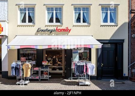 La filiale familiare di Ernsting a Kappeln, Germania Foto Stock