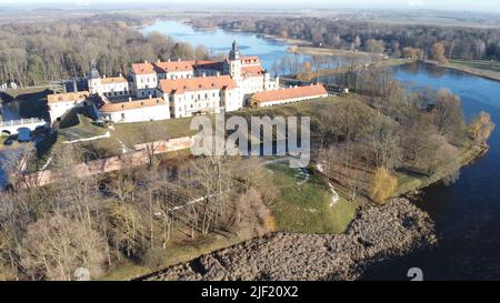 Castello di Nesvizh, regione di Minsk, Bielorussia Foto Stock