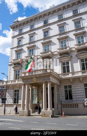 Ambasciata del Kuwait, Londra. Ambasciata del Kuwait a Knightsbridge, Londra, Regno Unito. Foto Stock