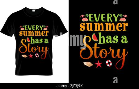 DESIGN T-SHIRT ESTATE, DESIGN T-SHIRT SPIAGGIA, citazioni di design tee estate, citazioni di camicie da spiaggia Illustrazione Vettoriale