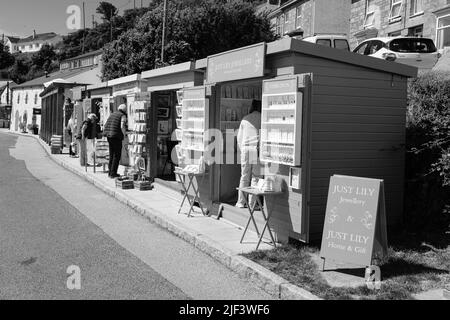 Scene nel porto di Porthleven e dintorni, Cornovaglia Foto Stock