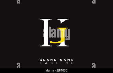 HG lettere alfabetiche iniziali logo monogramma Illustrazione Vettoriale