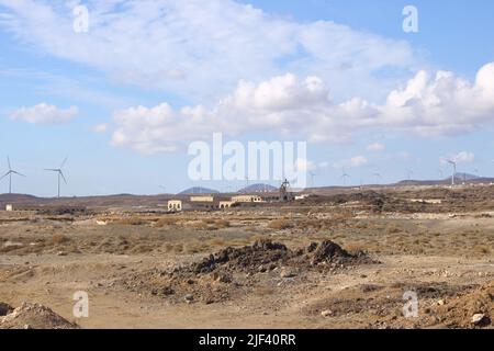 Novembre 18 2021 - Abades, Spagna Tenerife: Ex 'Sanatorio de Abona', la stazione di lebbra di Abades Foto Stock