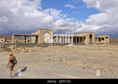 Novembre 18 2021 - Abades, Spagna Tenerife: Ex 'Sanatorio de Abona', la stazione di lebbra di Abades Foto Stock