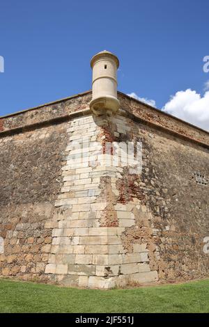 Minareto a Baluarte de la Trinidad in Badajoz, Estremadura, Spagna Foto Stock